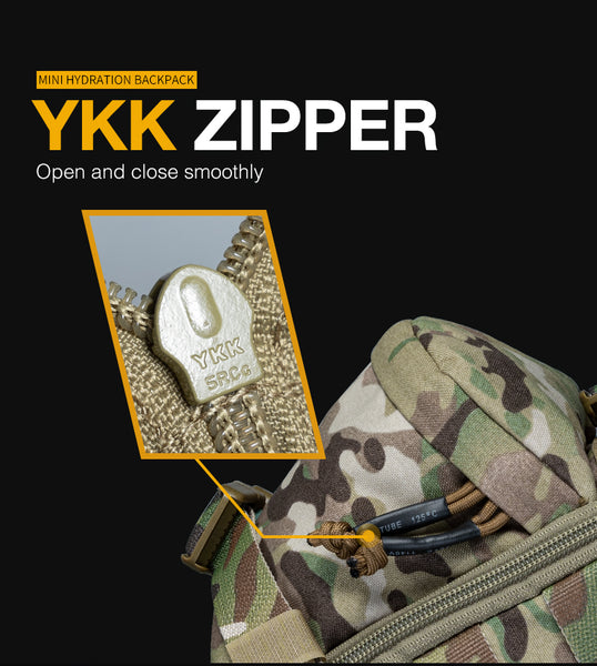 Tactical MOLLE Mini Hydration Water Bladder Carrier Attachment Pack