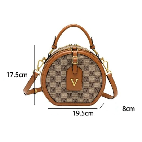 Women Circular Shell Handbag Crossbody Shoulder Bag