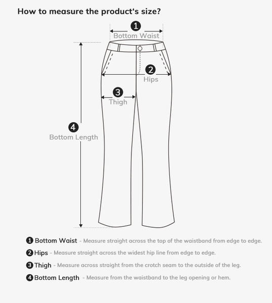 Women Cotton Denim High Waist Flare Pants