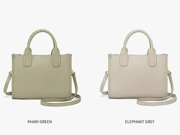 Women Minimalist Bucket Handbag Top Handle Tote Bag