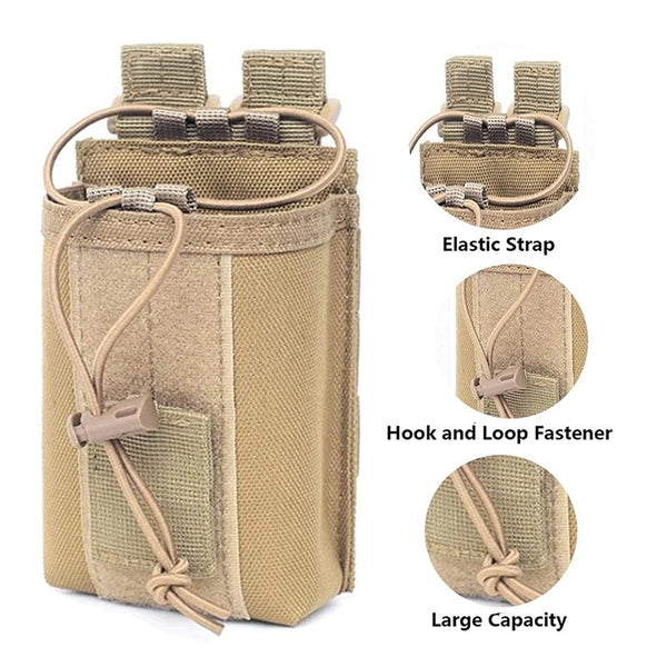 1000D Tactical MOLLE Walkie Talkie Magazine Pouch Pocket