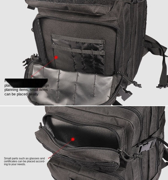 900D Tactical MOLLE Heavy-Duty 3D Military Backpack Waterproof 50L