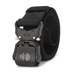 Quick Release 3.8cm Width Tactical Belt 125-140cm Length Free Adjustment