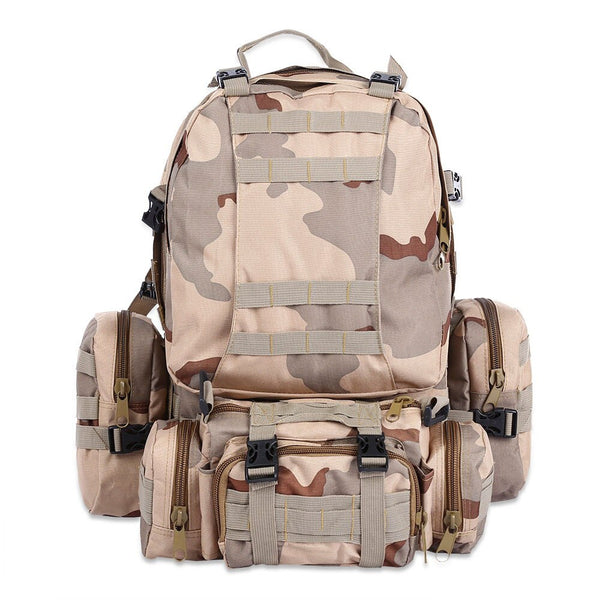 800D Tactical MOLLE 4-in-1 Multi-functional Combination Backpack 50L