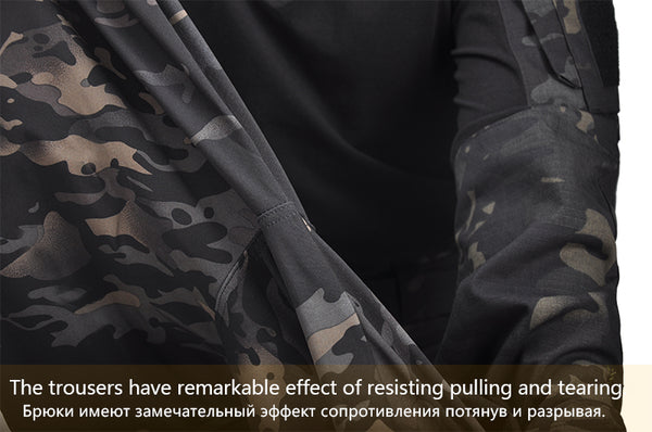 Tactical Mens Cargo Pants Quick-Drying Sharkskin Trousers