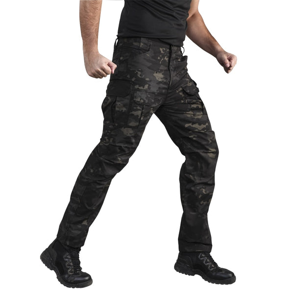 Tactical Mens IX2 Cargo Pants Durable Lightweight Trousers Ripstop Waterproof