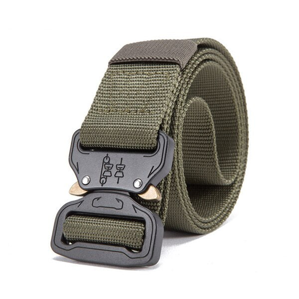 Heavy Duty 3.8cm Width Tactical Belt 125-140cm Length Free Adjustment