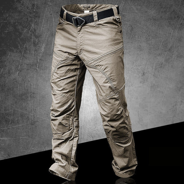 Tactical Mens Cargo Pants Urban Trousers Ripstop Waterproof