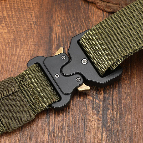 Heavy Duty 3.8cm Width Tactical Belt 125-140cm Length Free Adjustment