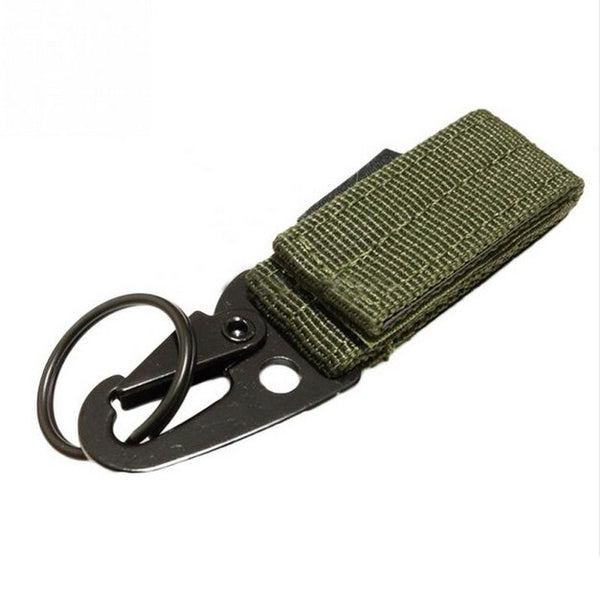 2PC Carabiner Hanger Tactical MOLLE Webbing Strap