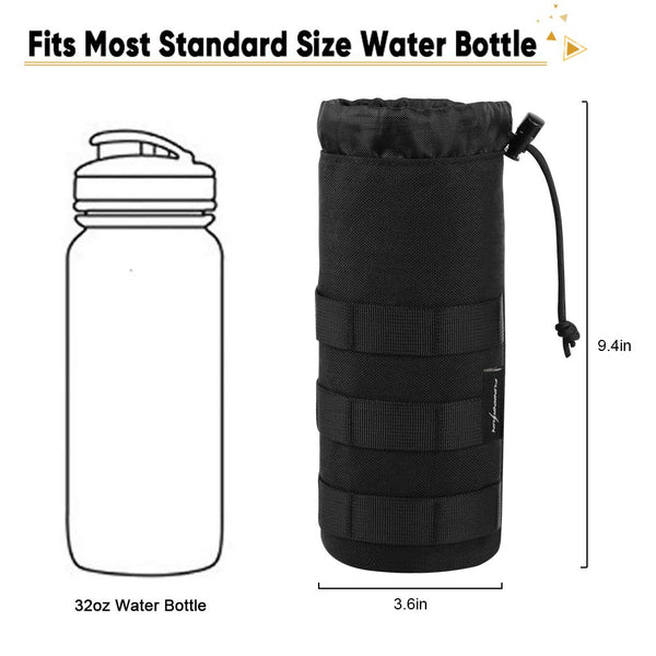 1000D Tactical MOLLE Water Bottle Pouch Bag 1L