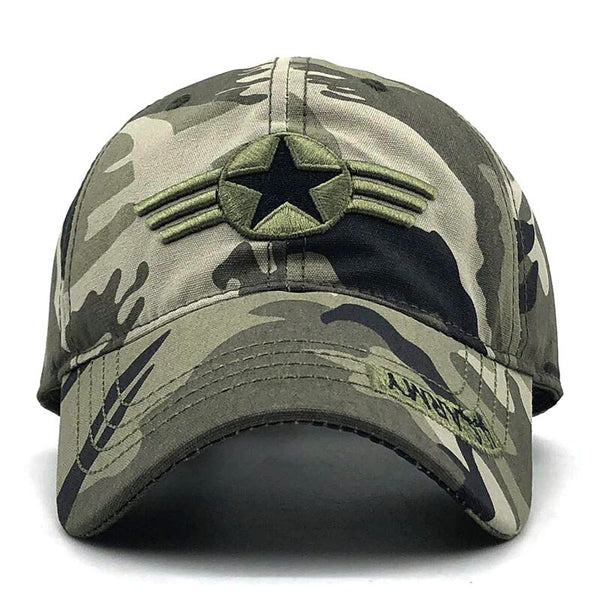 Tactical Baseball Cap US Army Emblem 54-60cm Adjustable