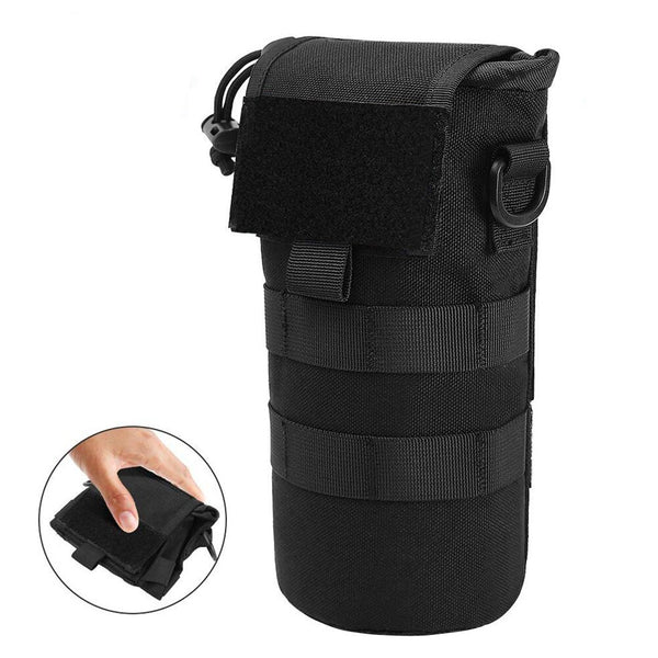 1000D Tactical MOLLE Water Bottle Pouch Bag Foldable Waterproof 0.5L