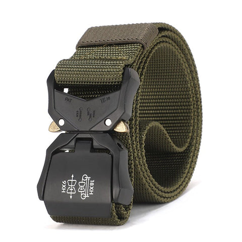 Quick Release 3.8cm Width Tactical Belt 125-140cm Length Free Adjustment