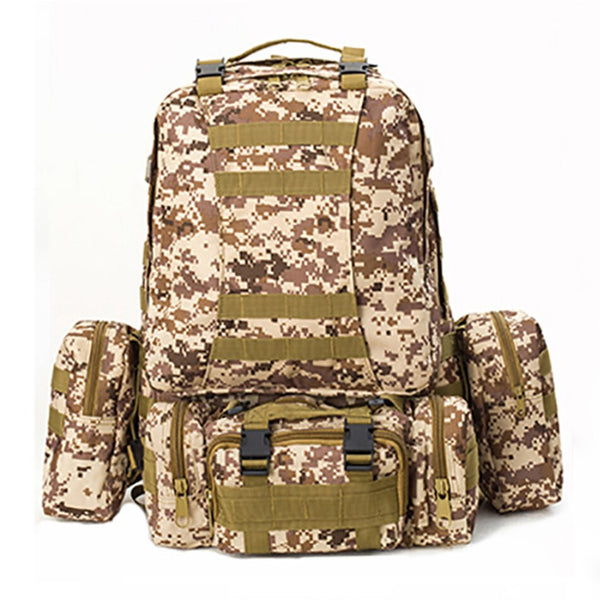 800D Tactical MOLLE 4-in-1 Multi-functional Combination Backpack 50L