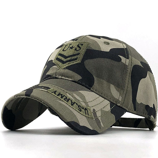 Tactical Baseball Cap US Army Embroidery 54-60cm Adjustable