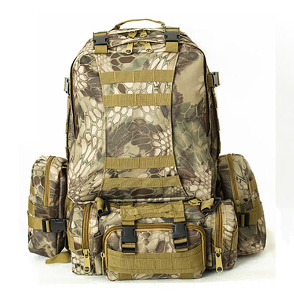 800D Tactical MOLLE 4-in-1 Multi-functional Combination Backpack 50L