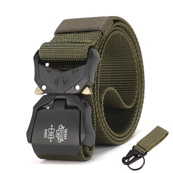 Quick Release 3.8cm Width Tactical Belt 125-140cm Length Free Adjustment