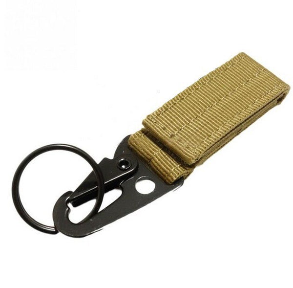 2PC Carabiner Hanger Tactical MOLLE Webbing Strap