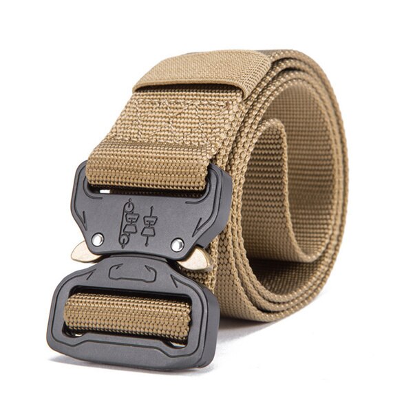 Heavy Duty 3.8cm Width Tactical Belt 125-140cm Length Free Adjustment