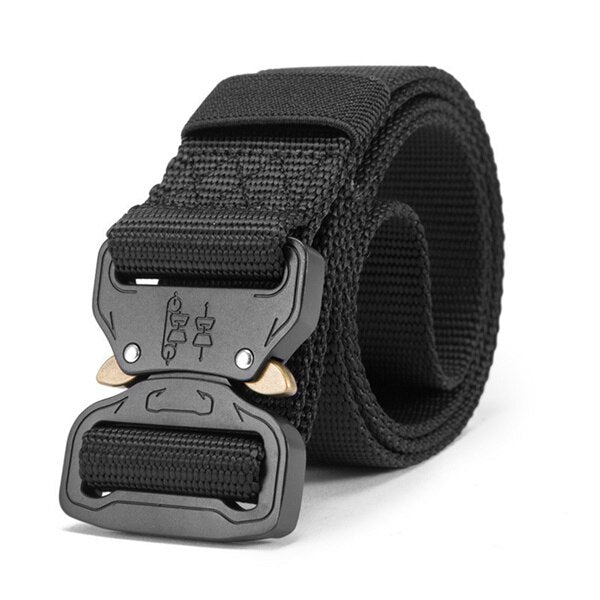 Heavy Duty 3.8cm Width Tactical Belt 125-140cm Length Free Adjustment