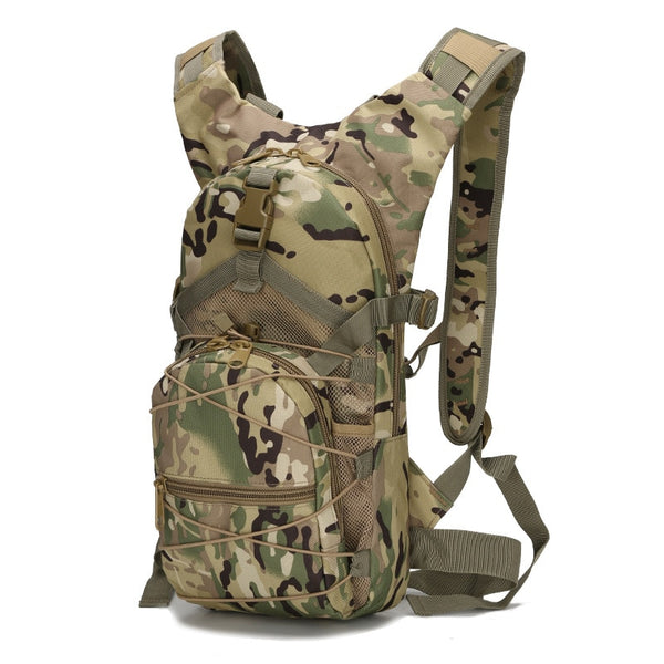 800D Tactical MOLLE Survival Hydration Backpack 15L