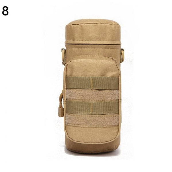 600D Tactical MOLLE Water Bottle Pouch Kettle Waist Bag 1-2L