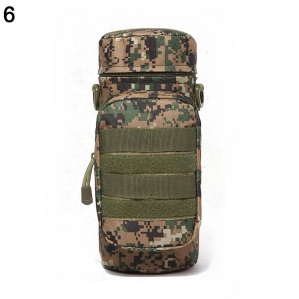 600D Tactical MOLLE Water Bottle Pouch Kettle Waist Bag 1-2L