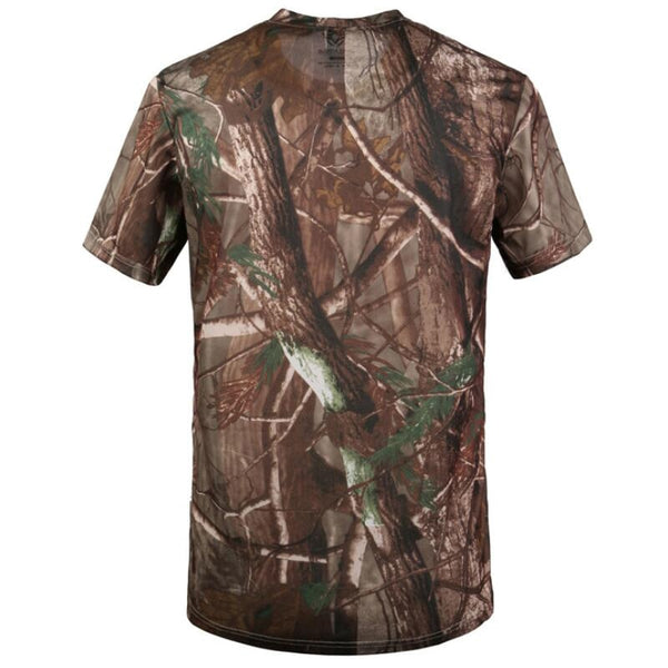 Tactical Mens Camouflage T-Shirt Short Sleeve