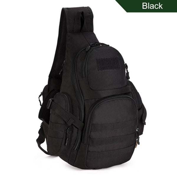 Tactical MOLLE Crossbody Shoulder Sling Bag Waterproof 20L