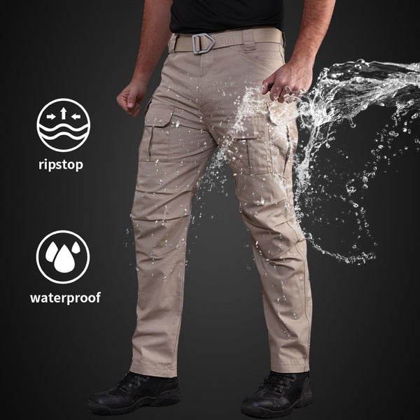 Tactical Mens IX2 Cargo Pants Durable Lightweight Trousers Ripstop Waterproof