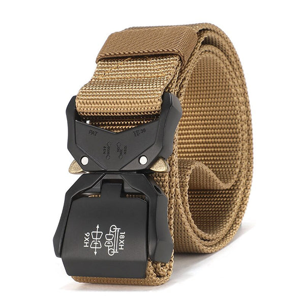 Quick Release 3.8cm Width Tactical Belt 125-140cm Length Free Adjustment