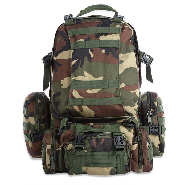 800D Tactical MOLLE 4-in-1 Multi-functional Combination Backpack 50L