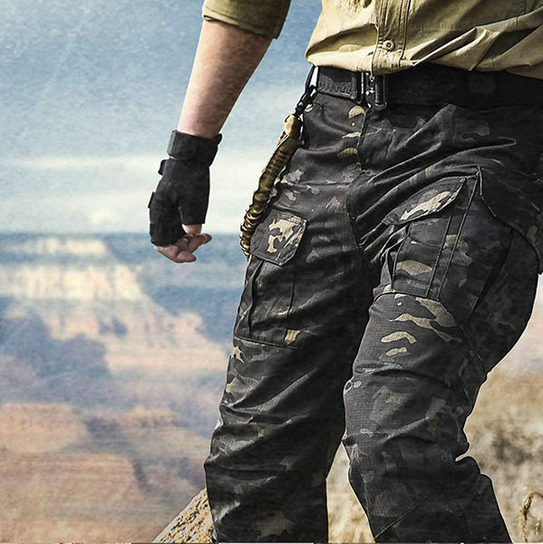 Tactical Mens IX2 Cargo Pants Durable Lightweight Trousers Ripstop Waterproof