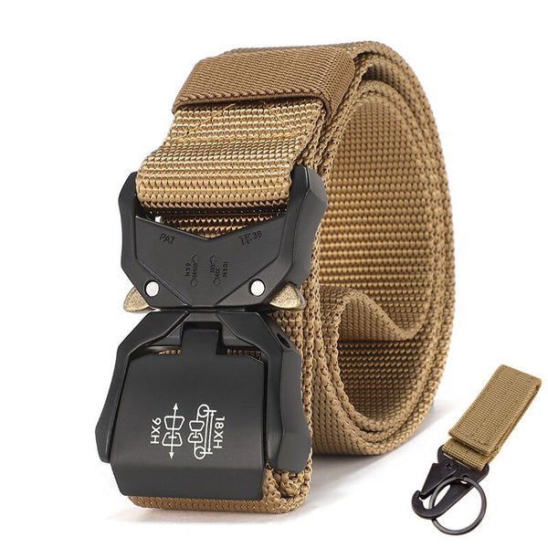 Quick Release 3.8cm Width Tactical Belt 125-140cm Length Free Adjustment