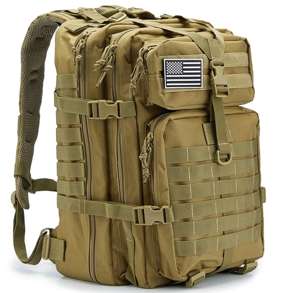 900D Tactical MOLLE Heavy-Duty 3D Military Backpack Waterproof 50L