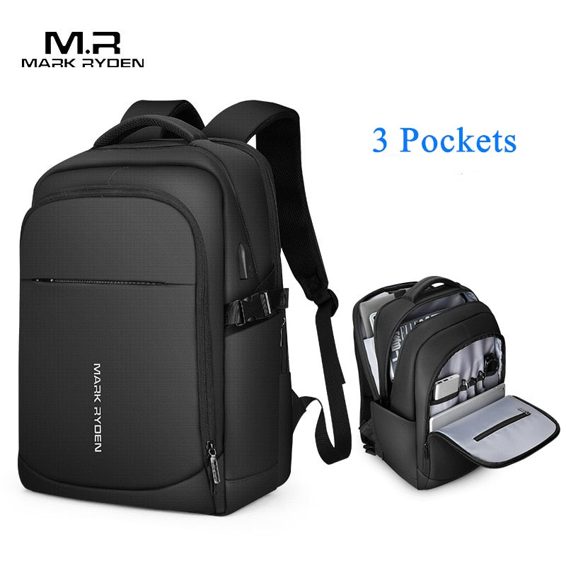 Mark Ryden MR-9191DY Multi-layer Pockets 15.6-inch Laptop Computer Backpack Waterproof