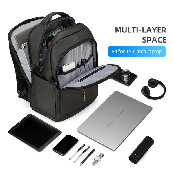 Mark Ryden MR-9191DY Multi-layer Pockets 15.6-inch Laptop Computer Backpack Waterproof