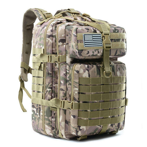 900D Tactical MOLLE Heavy-Duty 3D Military Backpack Waterproof 50L