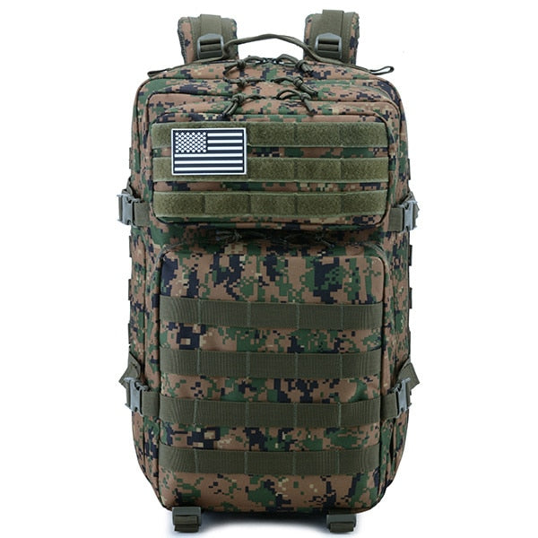 900D Tactical MOLLE Military Assault Bug Out Backpack Waterproof 50L