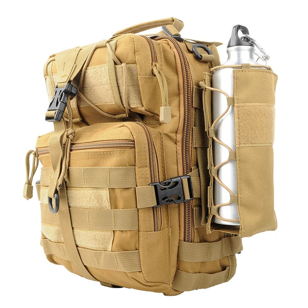 1000D Tactical MOLLE Water Bottle Pouch Bag Adjustable Waterproof 0.5-2L