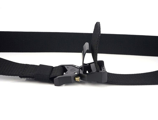 Quick Release 3.8cm Width Tactical Belt 125-140cm Length Free Adjustment