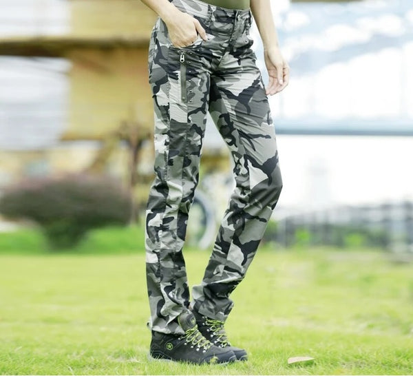 Women Camouflage Summer Pants Plus Size Trousers