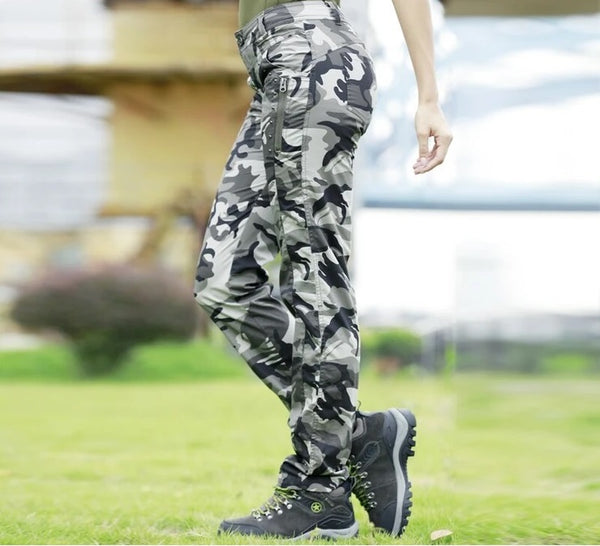 Women Camouflage Summer Pants Plus Size Trousers