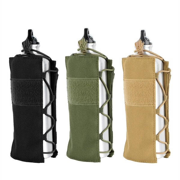 1000D Tactical MOLLE Water Bottle Pouch Bag Adjustable Waterproof 0.5-2L