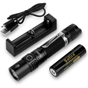 SP31 V2 LED Flashlight Cree XP-L HI Dual Switch 1200lm