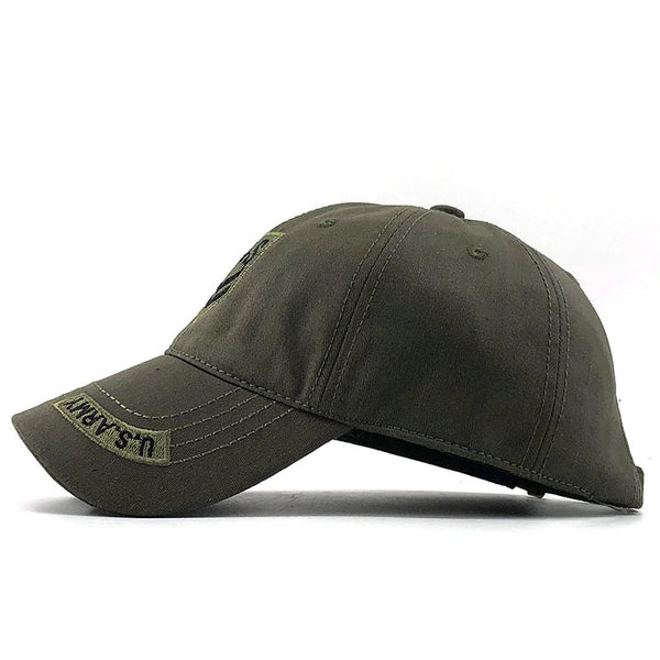 Tactical Baseball Cap US Army Embroidery 54-60cm Adjustable