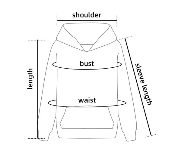 Mens Embroidery Loose Fit Warm Hoodie