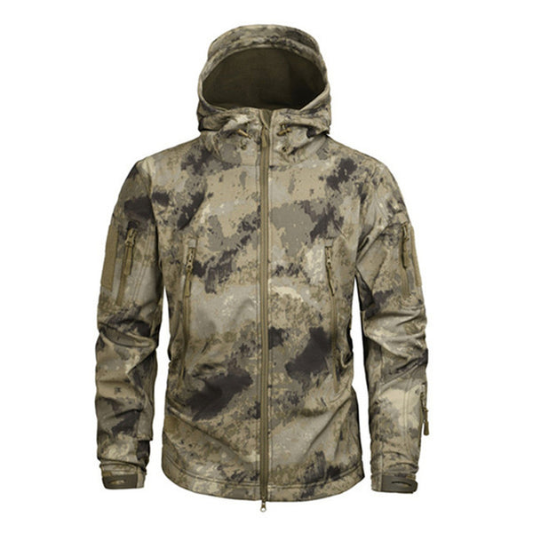 Tactical Mens Windbreaker Winter Thermal Fleece Jacket