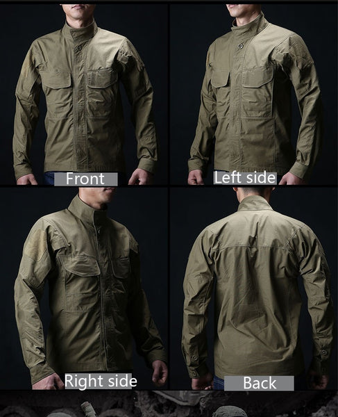 Tactical Mens Shirt Military Combat Long Sleeve